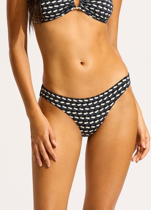 Seafolly Mala Hipster Bikini Bottom - Black