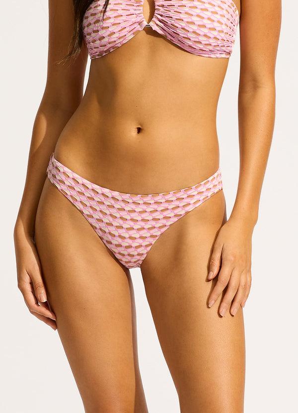 Seafolly Mala Hipster Bikini Bottom - Blossom