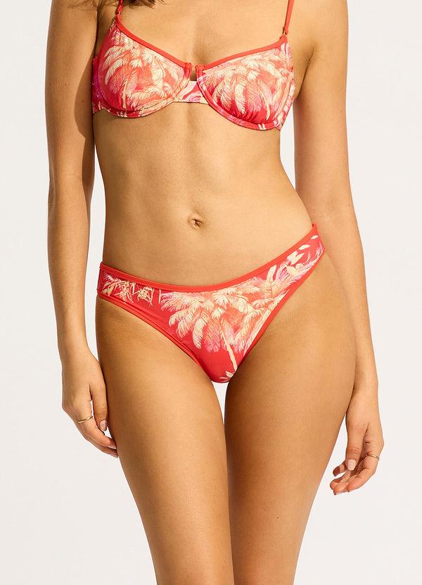 Seafolly Marbella Hipster Bikini Bottom - Flame