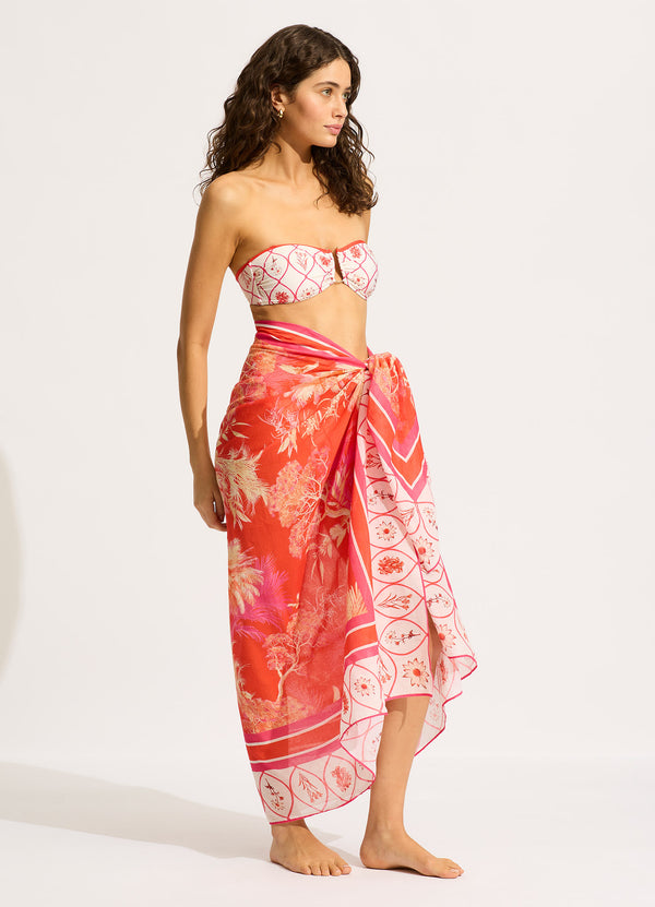 Seafolly Marbella Sarong - Flame