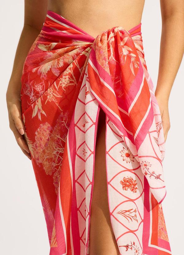 Seafolly Marbella Sarong - Flame