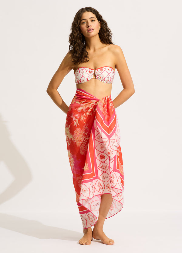 seafolly Marbella Sarong - Flame