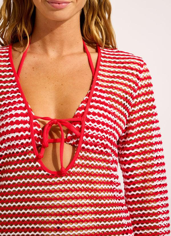 Seafolly Mesh Effect Kaftan