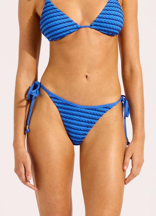 Seafolly Mesh Effect Tie Side Bikini Bottom