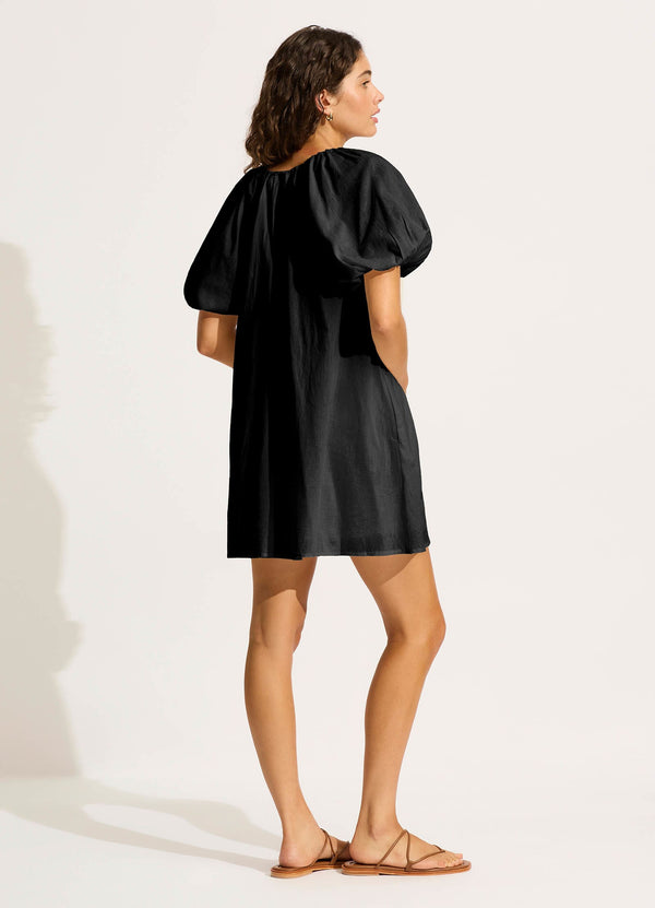 Seafolly Mini Babydoll Dress - Black