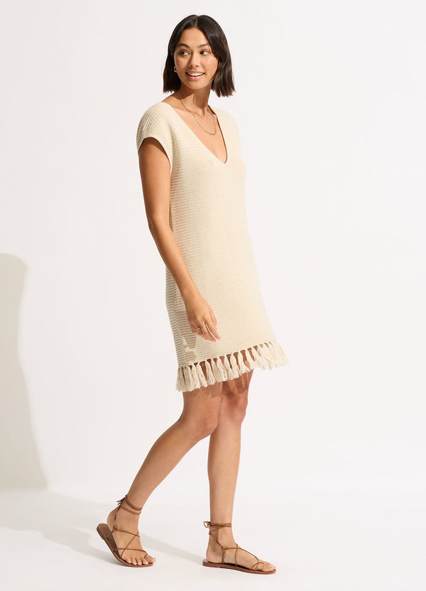 Seafolly Mini Knit Cover Up - Natural