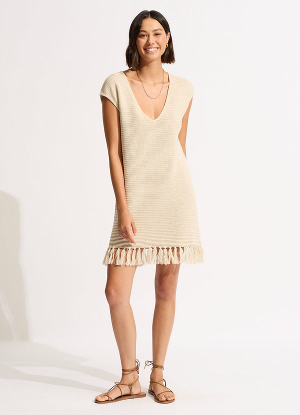 seafolly Mini Knit Cover Up - Natural