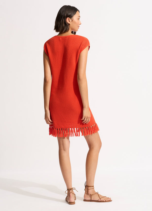 Seafolly Mini Knit Cover Up - Tamarillo