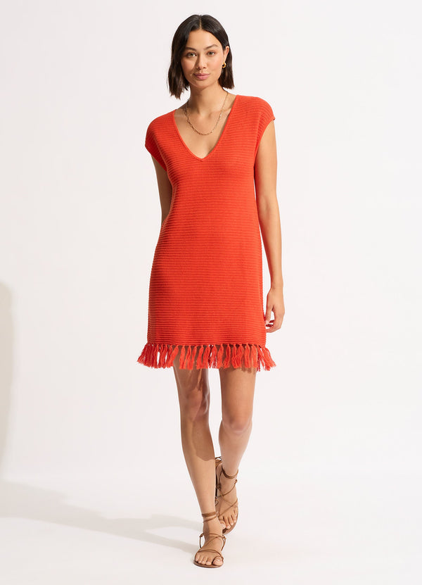 seafolly Mini Knit Cover Up - Tamarillo