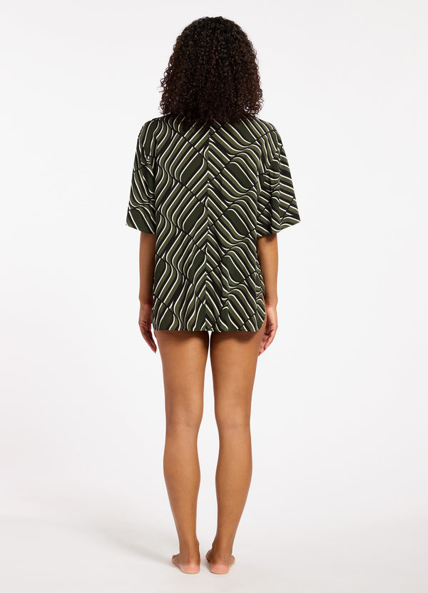 Seafolly Mirage Short Sleeve Shirt