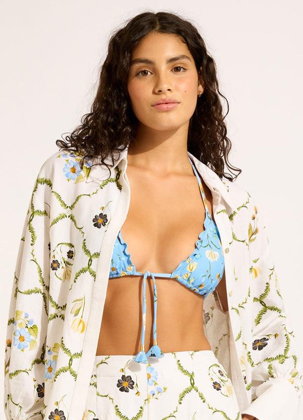 Seafolly Modern Romance Bishop Sleeve Shirt