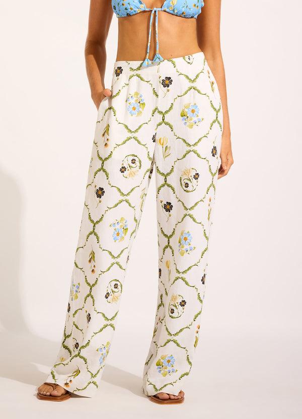 Seafolly Modern Romance Tailored Wide Leg Pant