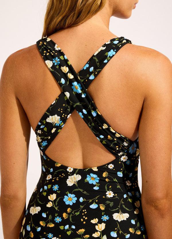 Seafolly Modern Romance V Neck One Piece Swimsuit