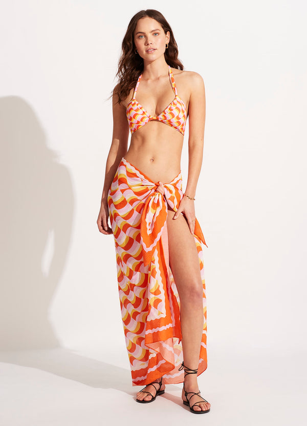Seafolly Modern Take Sarong - Mandarin