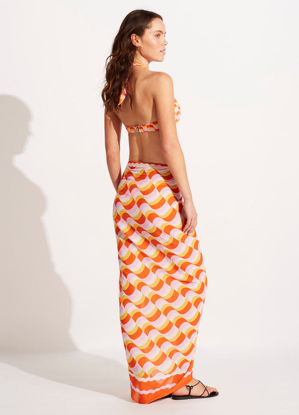 Seafolly Modern Take Sarong - Mandarin