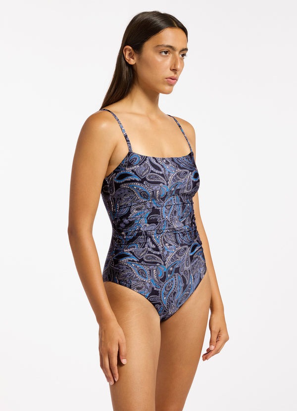 Seafolly Oasis Paisley Minimal Tank One Piece