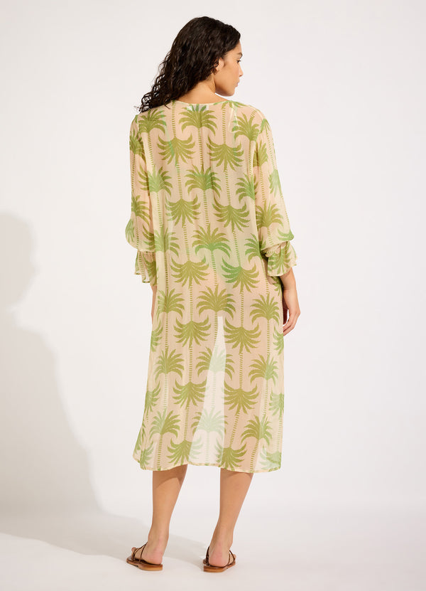 Seafolly Oasis Tie Front Cover Up - Sage