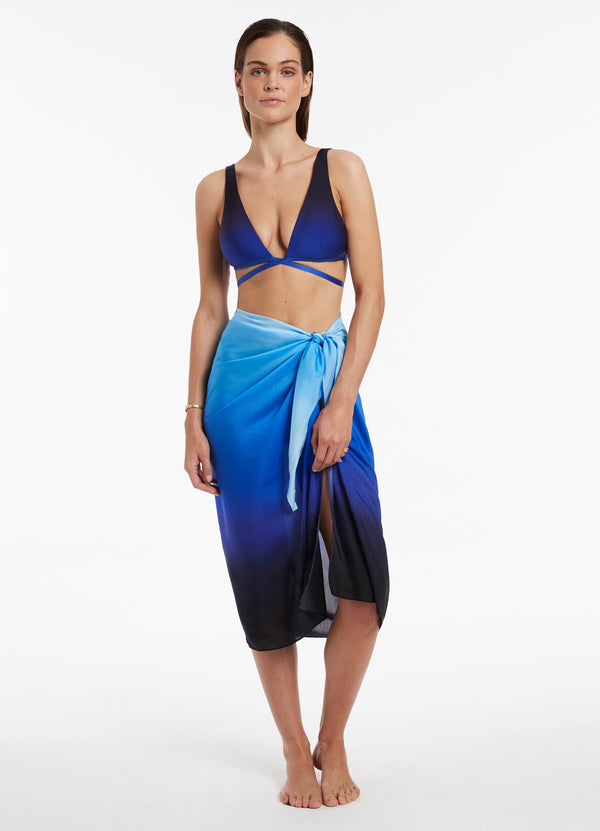 Seafolly Oia Sunset Sarong - Ocean