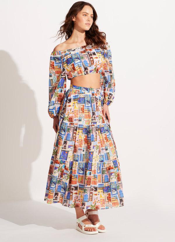 Seafolly On Vacation Skirt - Azure