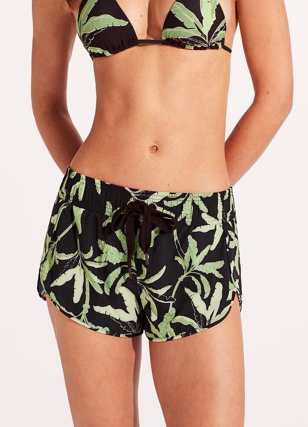 Seafolly Palm Paradise Boardshort - Black