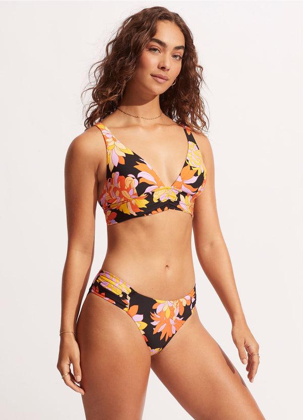 Seafolly Palm Springs Longline Tri - Black