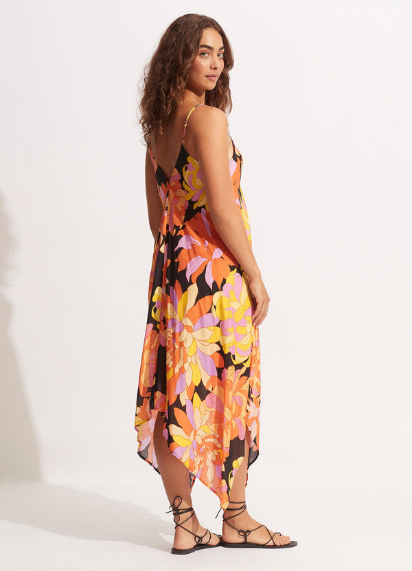 Seafolly Palm Springs Scarf Dress - Black