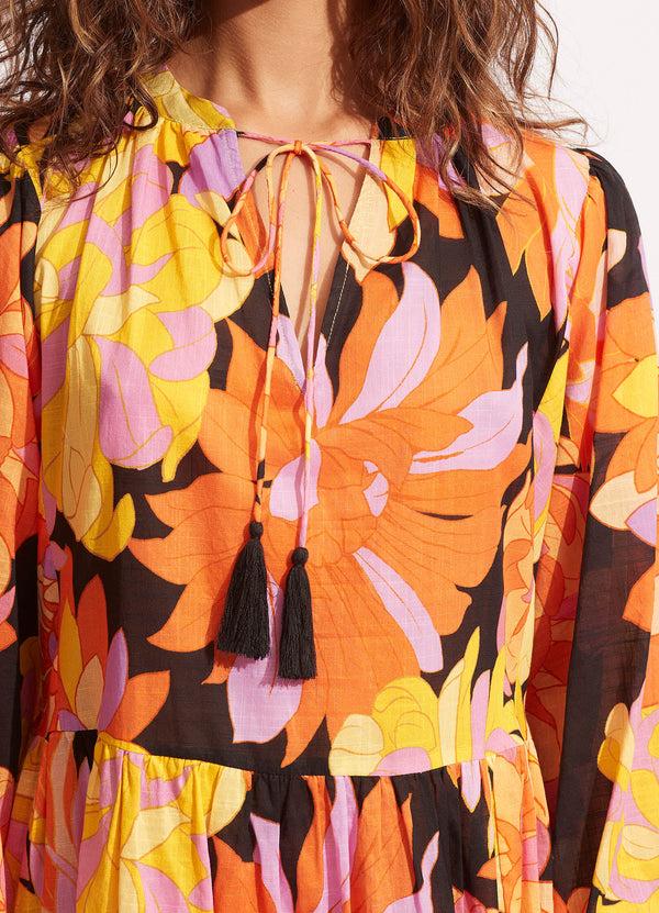 Seafolly Palm Springs Tier Dress - Black