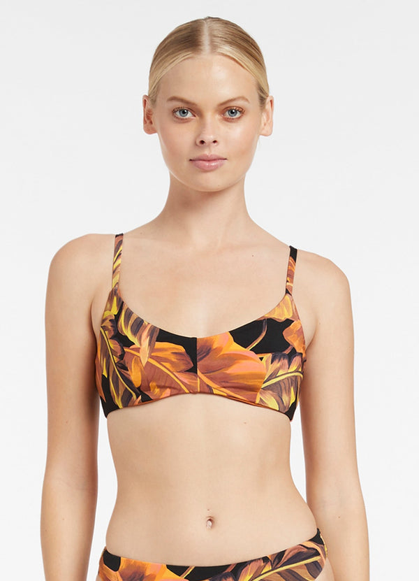 seafolly Palmas C_D U/Wire Top - Black