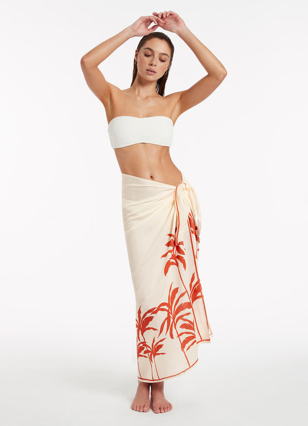 seafolly Palme Sarong - Cherry