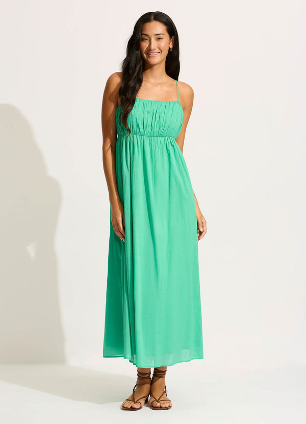 seafolly Piped Maxi Dress - Jade
