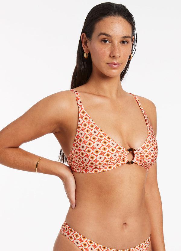 Seafolly Playa C-D Tri Top - Fiamma