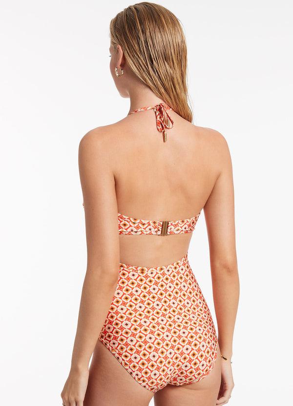 Seafolly Playa Cutout One Piece - Fiamma