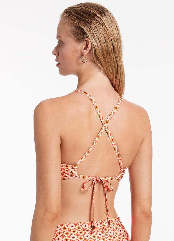 Seafolly Playa Soft Tri Top - Fiamma