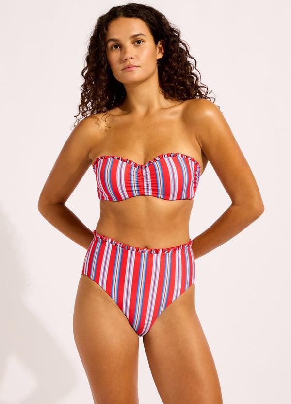 seafolly Positano High Waist Bikini Bottom