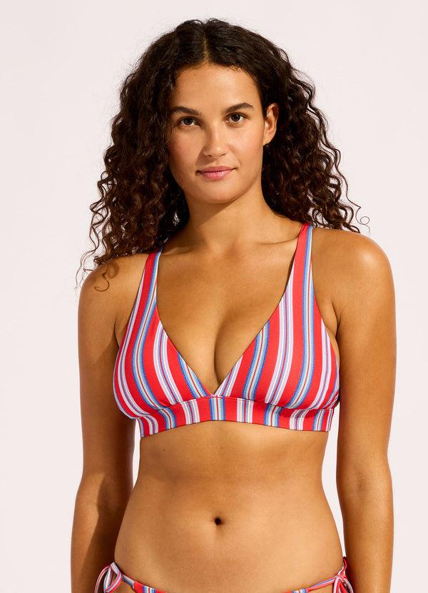 Seafolly Positano Multi Fit Triangle Bikini Top