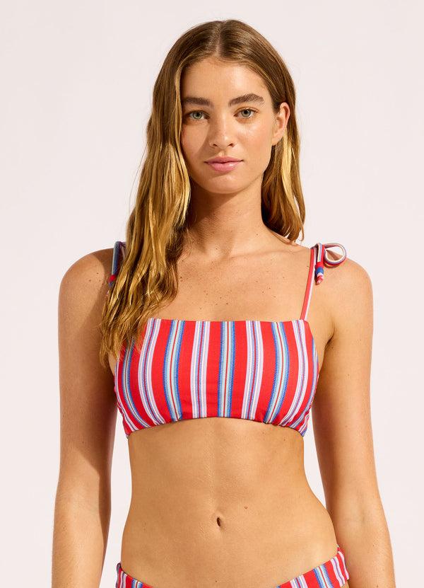 Seafolly Positano Scoop Neck Tank Bikini Top