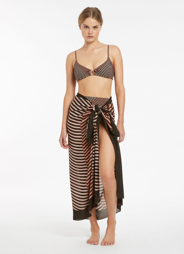 seafolly Raya Sarong - Tobacco