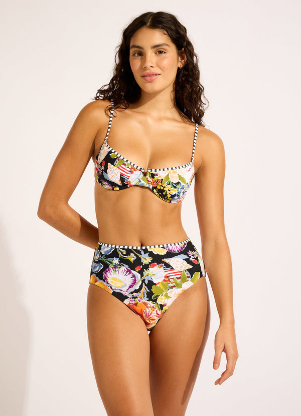 seafolly Riviera Coast High Waisted Bikini Bottom