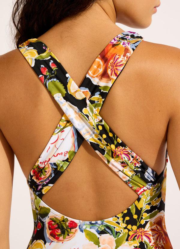 Seafolly Riviera Coast V Neck One Piece Swimsuit