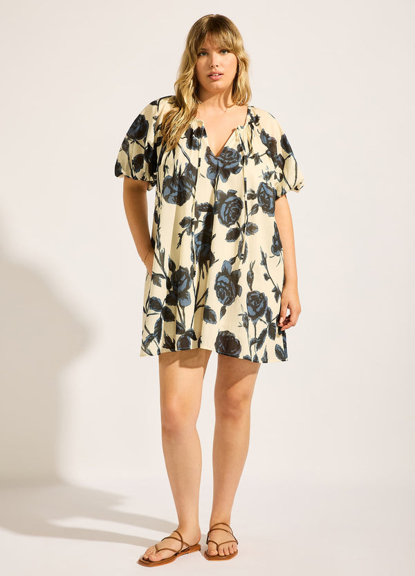 seafolly Rococo Mini Dress - Black