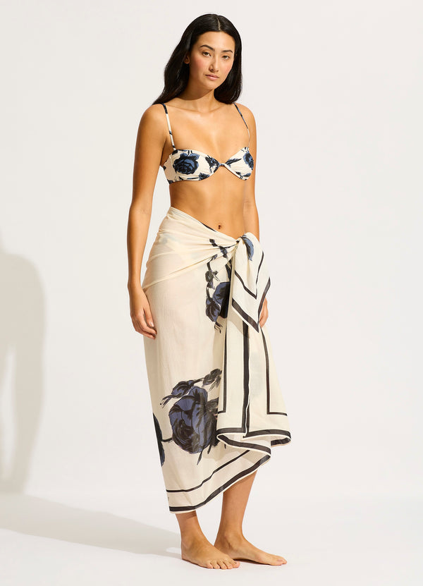 Seafolly Rococo Sarong - Black