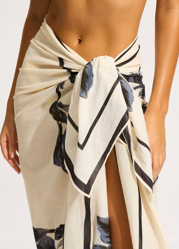 Seafolly Rococo Sarong - Black