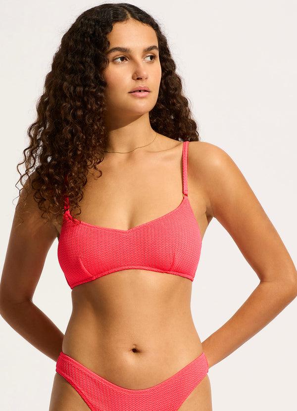 Seafolly Sea Dive Bralette - Snapdragon