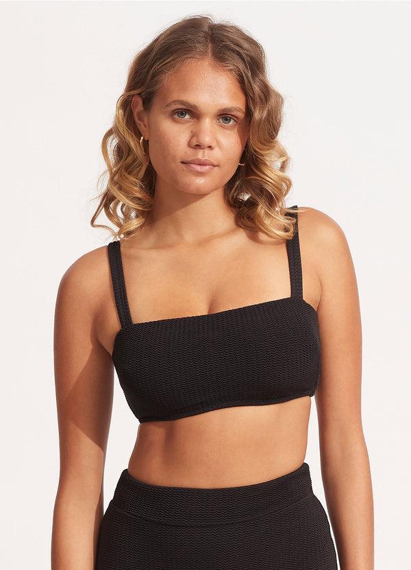 Seafolly Sea Dive DD Tank Bra - Black