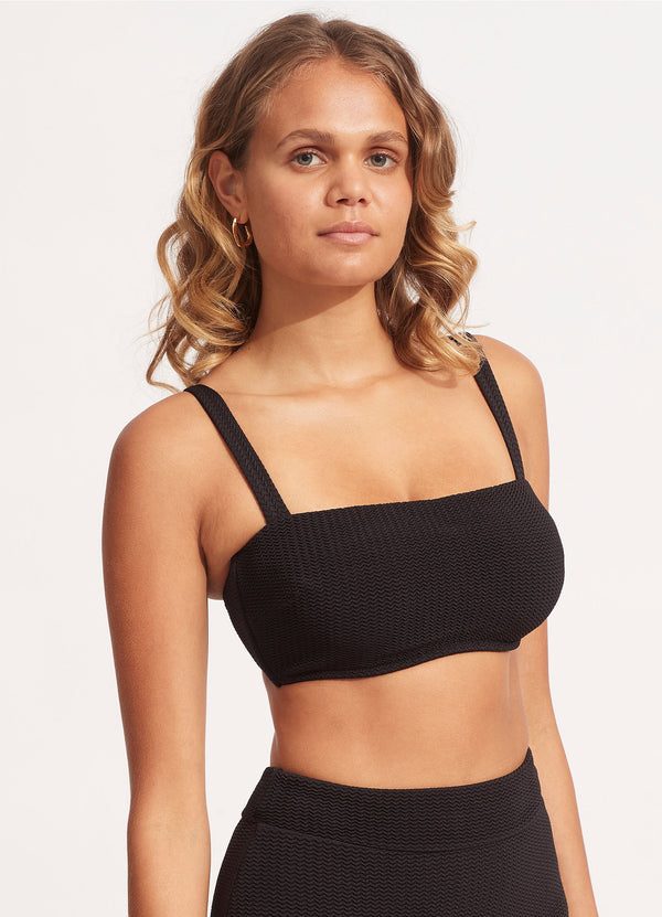Seafolly Sea Dive DD Tank Bra - Black