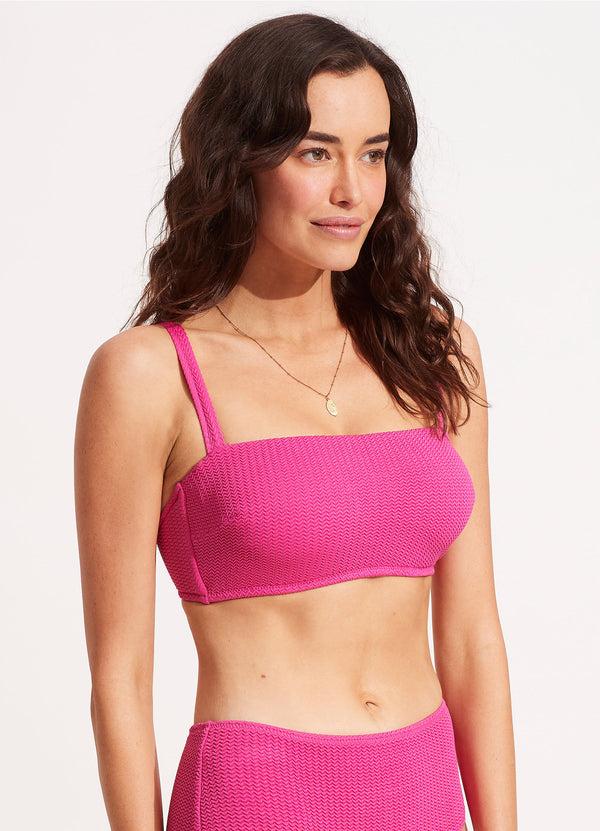 Seafolly Sea Dive DD Tank Bra - Fuchsia Rose