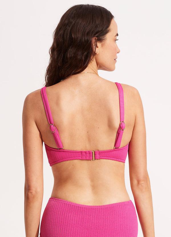 Seafolly Sea Dive DD Tank Bra - Fuchsia Rose