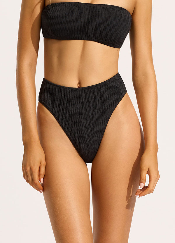 Seafolly Sea Dive High Rise Pant - Black