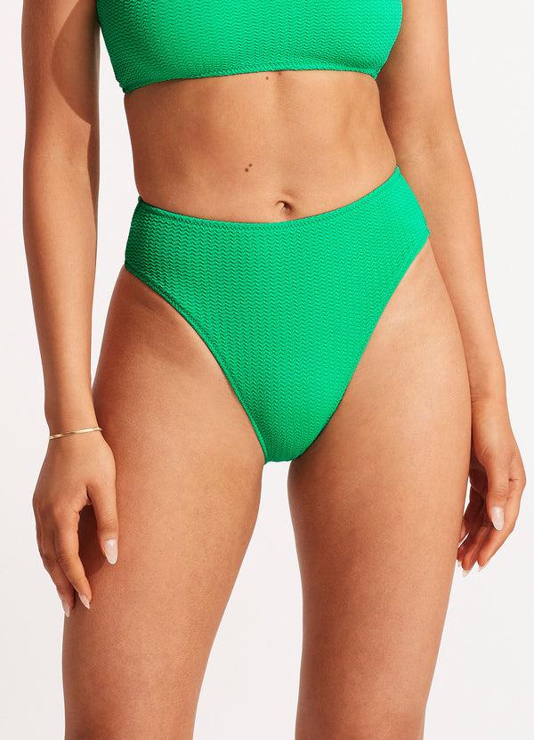 Seafolly Sea Dive High Rise Pant - Jade