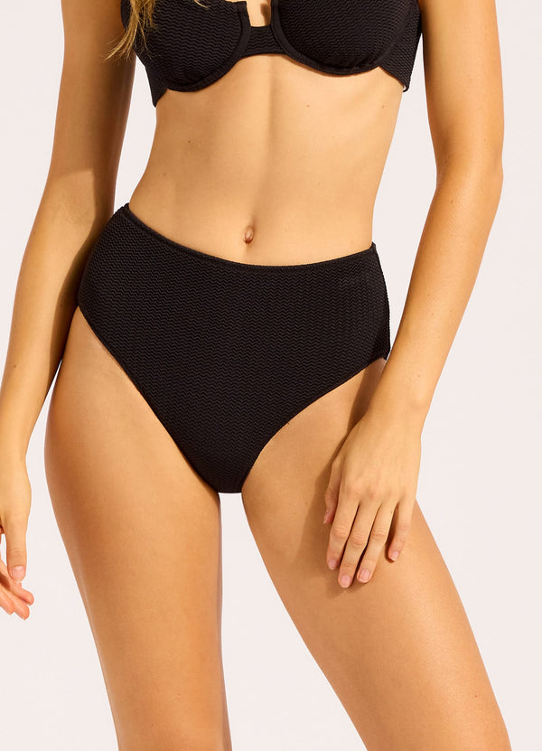 Seafolly Sea Dive High Waist Bikini Bottom